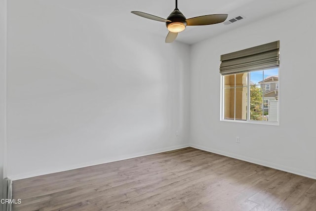 665 Tiber River Way, Oxnard, CA 93036 - empty room with wood finished floors and ceiling fan