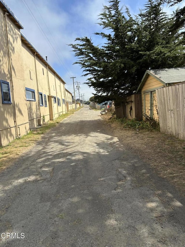 752 Stewart St Unit 1/2, Fort Bragg, CA 95437 - view of asphalt alley