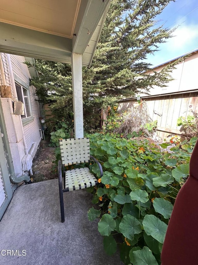 752 Stewart St Unit 1/2, Fort Bragg, CA 95437 - fenced backyard with a patio area