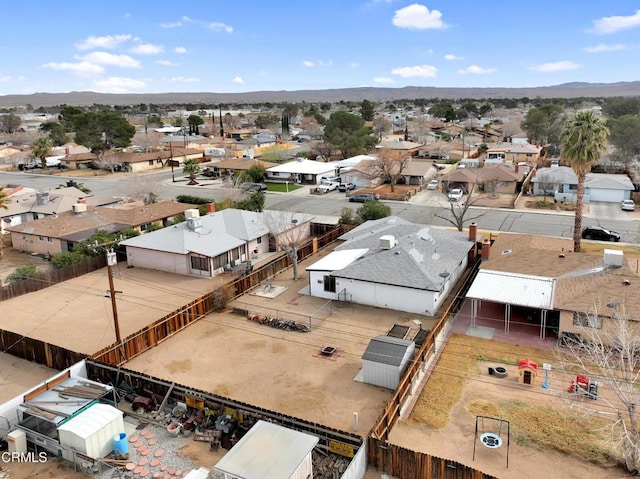 816 W Alene Ave, Ridgecrest, CA 93555 - aerial view of residential area with mountains