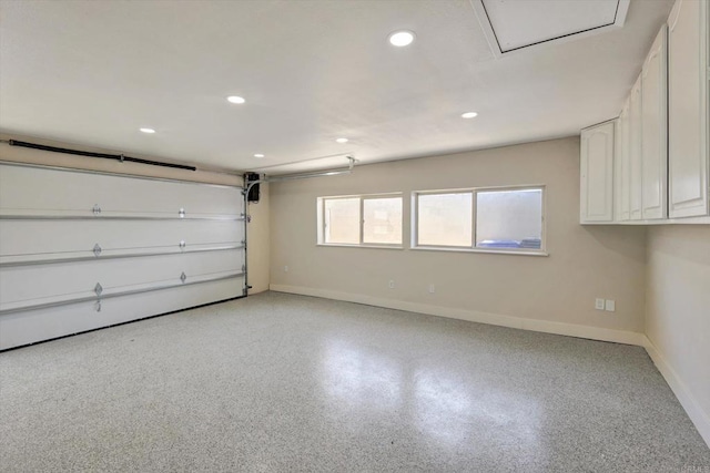 4107 Cole Way, San Diego, CA 92117 - garage with baseboards and recessed lighting
