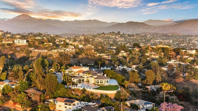 9355 Lavell St, La Mesa, CA 91941 - aerial view of a mountain backdrop