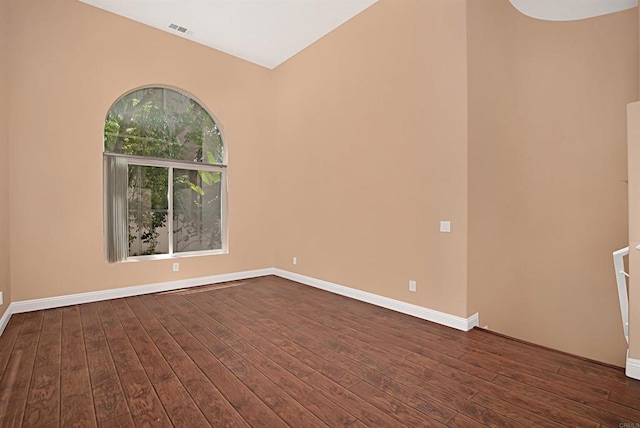 12672 Carmel Country Rd Unit 51, San Diego, CA 92130 - spare room featuring dark wood finished floors