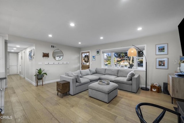 527 Keyser Rondo, Camarillo, CA 93010 - living room with light wood-type flooring and recessed lighting