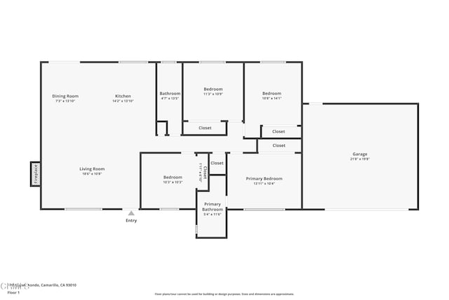 527 Keyser Rondo, Camarillo, CA 93010 - view of property floor plan