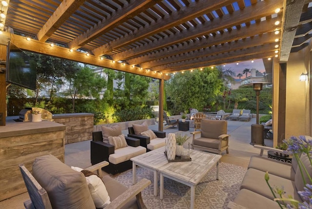 1480 Regatta Rd, Carlsbad, CA 92011 - view of patio / terrace featuring an outdoor living space and a grill