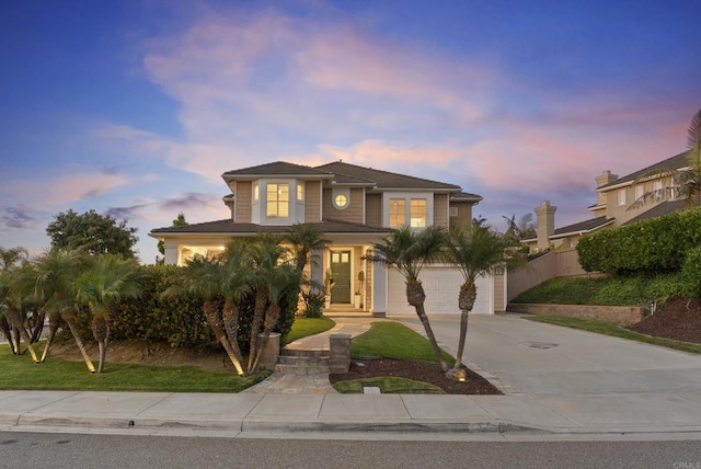 1480 Regatta Rd, Carlsbad, CA 92011 - view of front facade with concrete driveway