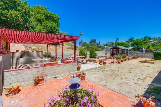 1970 El Prado Ave, Lemon Grove, CA 91945 - view of patio / terrace featuring a pergola