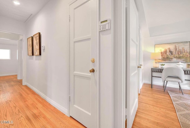 3671 Grayburn Rd, Pasadena, CA 91107 - corridor with light wood finished floors and baseboards