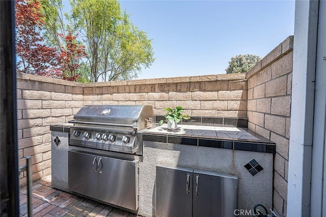 3496 Windspun, Huntington Beach, CA 92649 - view of patio / terrace featuring an outdoor kitchen