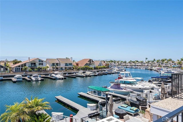 3496 Windspun, Huntington Beach, CA 92649 - dock area with a water view and view of marina