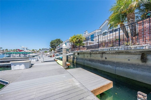 3496 Windspun, Huntington Beach, CA 92649 - dock featuring a water view