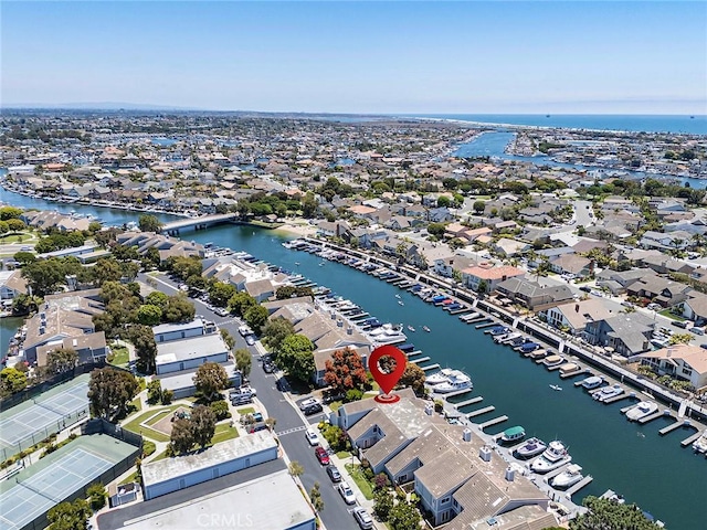 3496 Windspun, Huntington Beach, CA 92649 - aerial perspective of suburban area featuring a large body of water