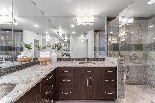 3496 Windspun, Huntington Beach, CA 92649 - full bath featuring double vanity and a stall shower