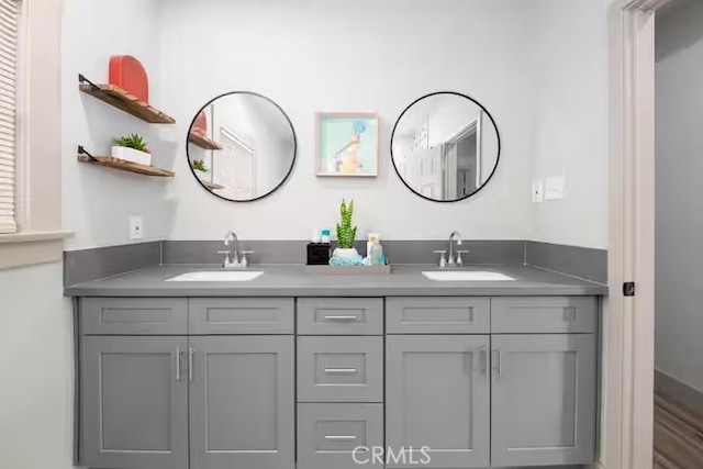 5743 Magnolia Ave, Riverside, CA 92506 - full bathroom with double vanity