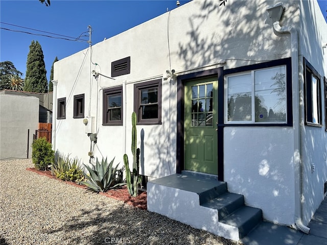 5743 Magnolia Ave, Riverside, CA 92506 - entrance to property featuring stucco siding