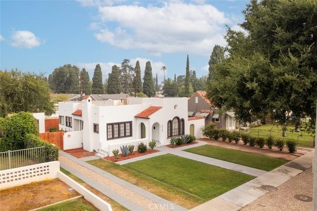 5743 Magnolia Ave, Riverside, CA 92506 - mediterranean / spanish-style home featuring stucco siding and a tiled roof