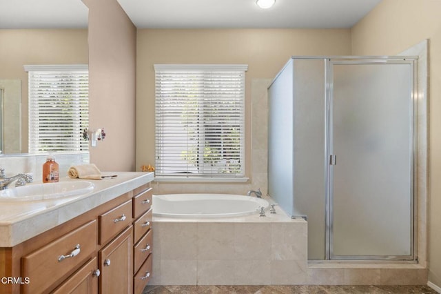 1776 Marsala Way, Camarillo, CA 93012 - full bath with vanity, a bath, and a shower stall
