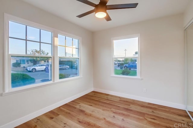 482 Wykes St, Chula Vista, CA 91911 - unfurnished room featuring ceiling fan and light wood finished floors
