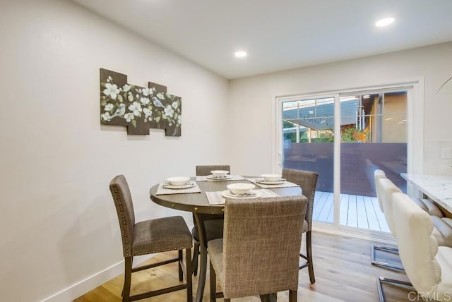 482 Wykes St, Chula Vista, CA 91911 - dining room featuring light wood-style floors and recessed lighting