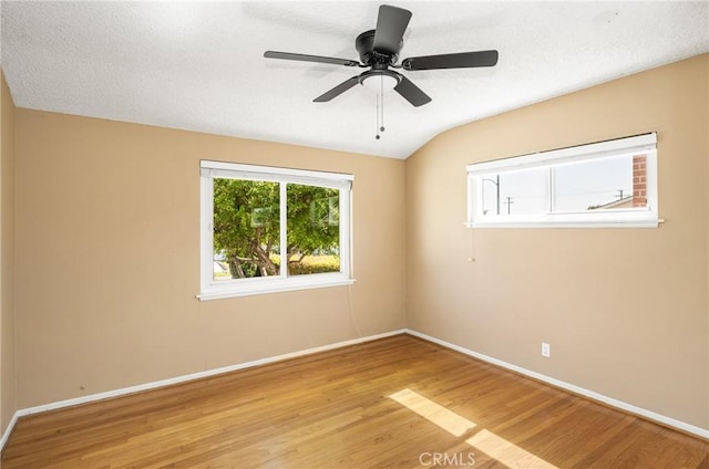 15027 Barnwall St, La Mirada, CA 90638 - unfurnished room featuring light wood-style flooring, a ceiling fan, and a textured ceiling