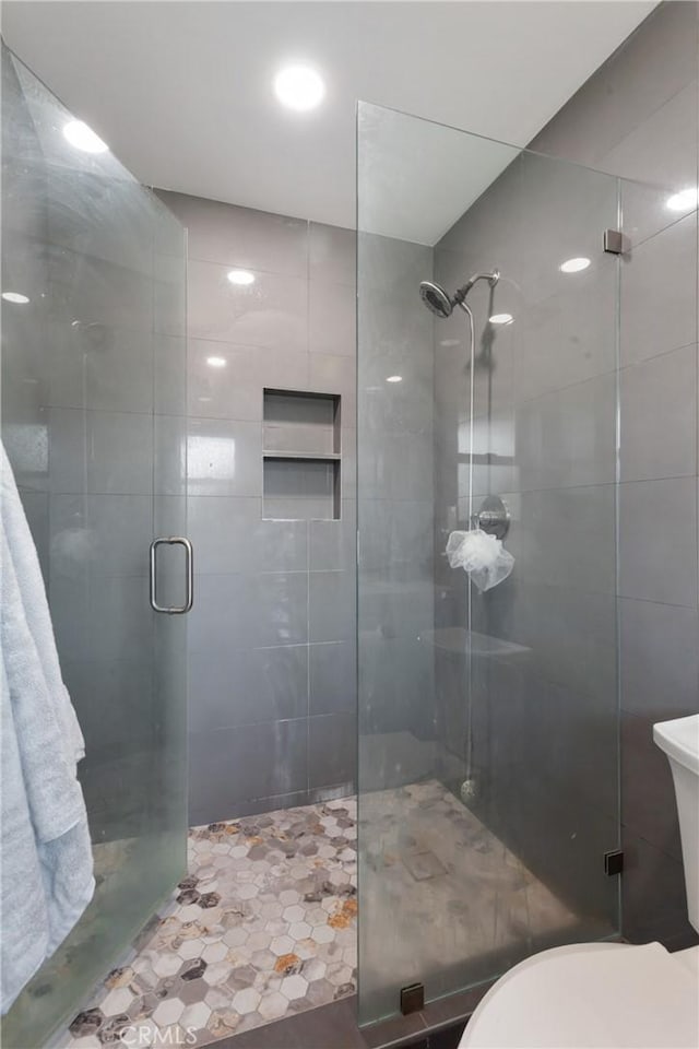 10535 Reseda Blvd, Porter Ranch, CA 91326 - full bath featuring a stall shower and toilet