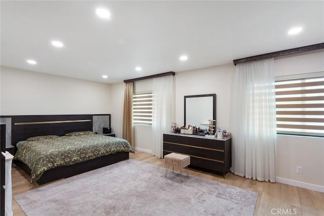 10535 Reseda Blvd, Porter Ranch, CA 91326 - bedroom with light wood finished floors and recessed lighting