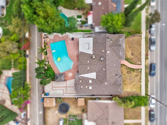 10535 Reseda Blvd, Porter Ranch, CA 91326 - bird's eye view of a pool area