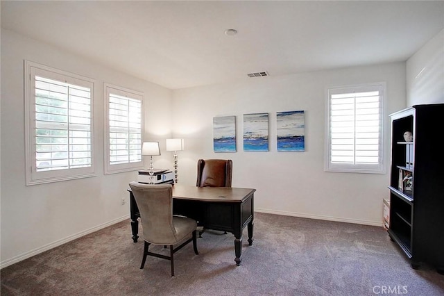5621 Avocet Dr, Jurupa Valley, CA 91752 - carpeted home office featuring healthy amount of natural light
