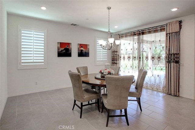 5621 Avocet Dr, Jurupa Valley, CA 91752 - dining area with a chandelier and recessed lighting