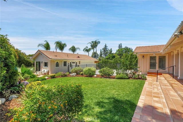 4843 Texhoma Ave, Encino, CA 91316 - view of yard featuring a patio