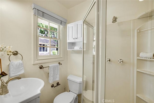 4843 Texhoma Ave, Encino, CA 91316 - bathroom with a shower stall and vanity