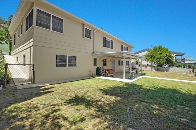 824 De La Fuente St, Monterey Park, CA 91754 - back of property featuring a patio and a gate