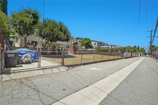 824 De La Fuente St, Monterey Park, CA 91754 - view of asphalt road with a gate