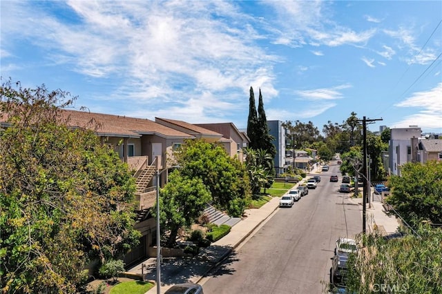 10757 Hortense St Unit 102, North Hollywood, CA 91602 - view of street featuring curbs, sidewalks, and a residential view
