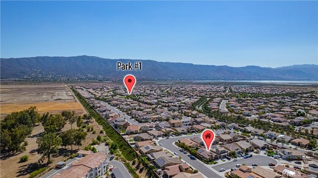 29183 Jacaranda, Lake Elsinore, CA 92530 - aerial view of residential area featuring a mountainous background
