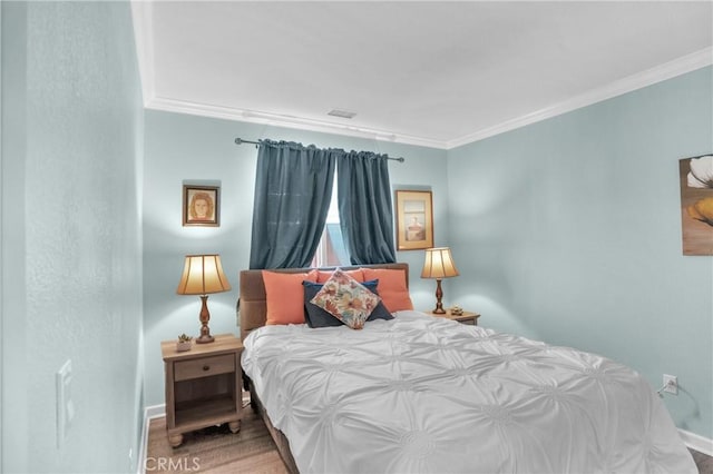 29183 Jacaranda, Lake Elsinore, CA 92530 - bedroom featuring ornamental molding and wood finished floors