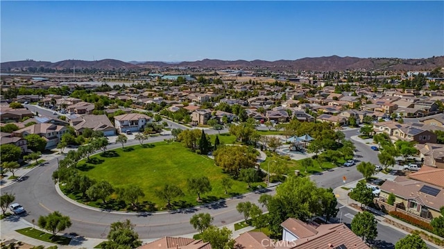 29183 Jacaranda, Lake Elsinore, CA 92530 - aerial view of residential area featuring a mountainous background