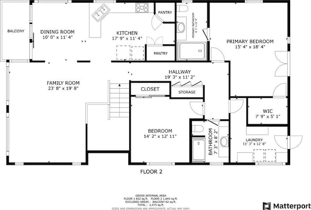 1906 S Patton Ave, San Pedro, CA 90732 - view of property floor plan