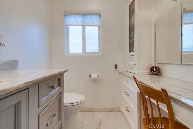 1906 S Patton Ave, San Pedro, CA 90732 - bathroom featuring vanity and marble look tile flooring