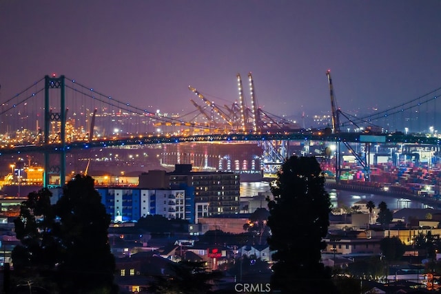 1906 S Patton Ave, San Pedro, CA 90732 - city view featuring a notable bridge and a view of city lights