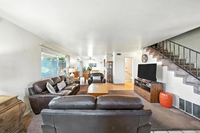 250 65th St, San Diego, CA 92114 - living area with stairs and baseboards