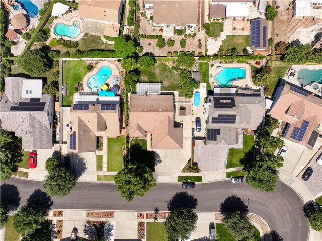 2065 N Shorewood Ave, Upland, CA 91784 - aerial overview of property's location with a pool area