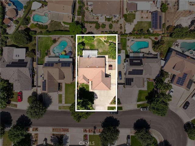 2065 N Shorewood Ave, Upland, CA 91784 - aerial view of property's location with property boundaries highlighted