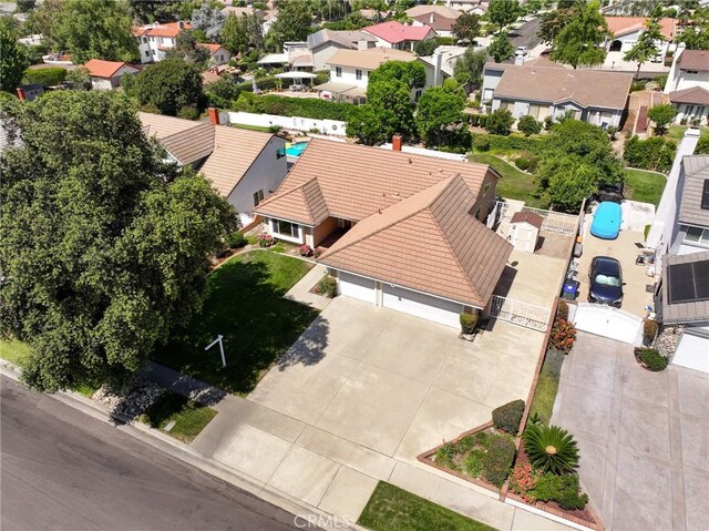 2065 N Shorewood Ave, Upland, CA 91784 - aerial perspective of suburban area