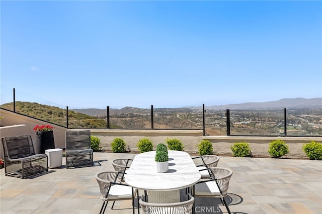 7 Sierra Vis, Laguna Niguel, CA 92677 - view of patio featuring a mountain view