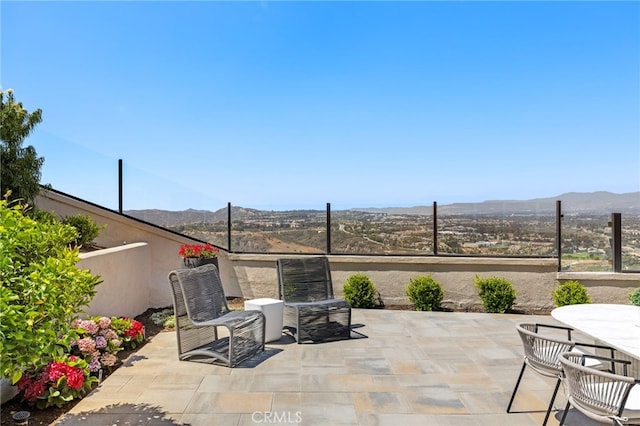7 Sierra Vis, Laguna Niguel, CA 92677 - view of patio with a mountain view