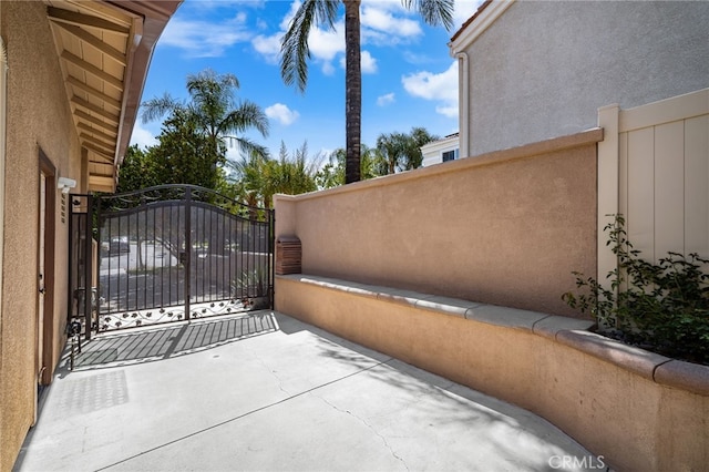 5601 Crestline Pl, Rancho Cucamonga, CA 91739 - view of patio / terrace featuring a gate