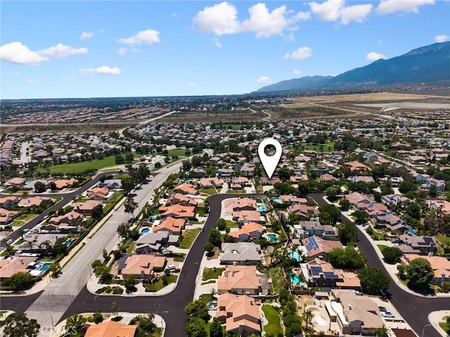 5914 Johnston Pl, Rancho Cucamonga, CA 91739 - aerial view of property and surrounding area featuring nearby suburban area