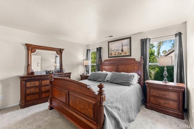 11868 Bunker Hill Dr, Rancho Cucamonga, CA 91730 - bedroom featuring light carpet and a textured ceiling